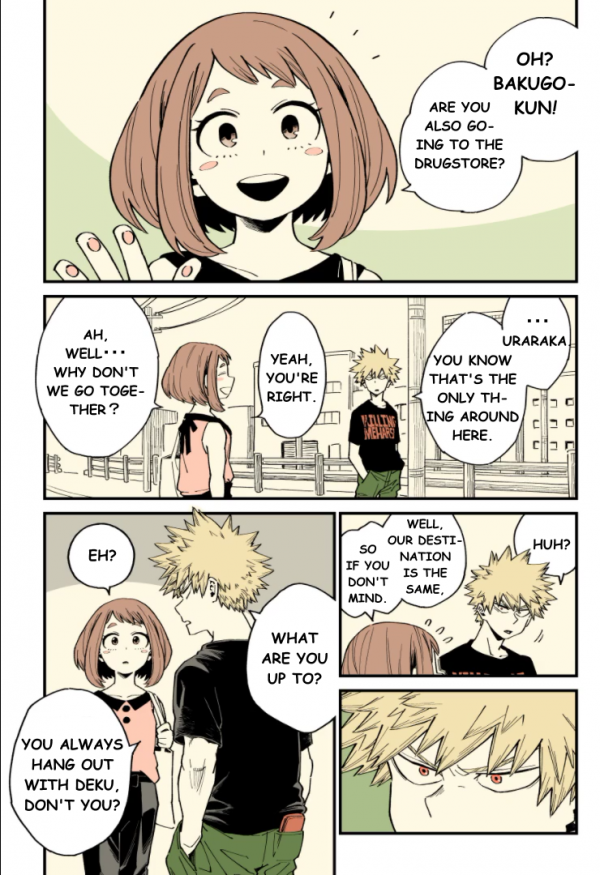 Bakugo-kun and Ochako-chan